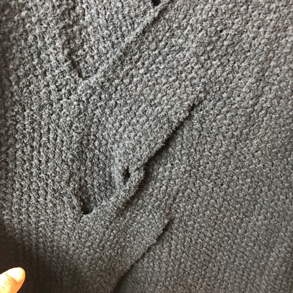 Free People || Black Knit Sweater - Picture 5 of 7